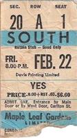 Ticket Stubs